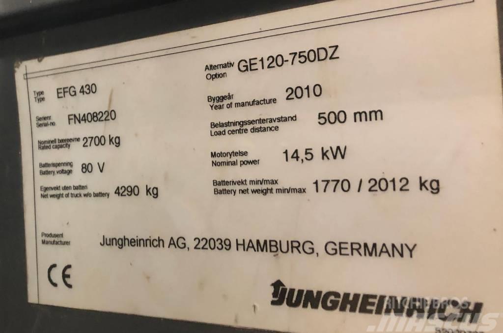 Jungheinrich EFG430 Elektrische heftrucks