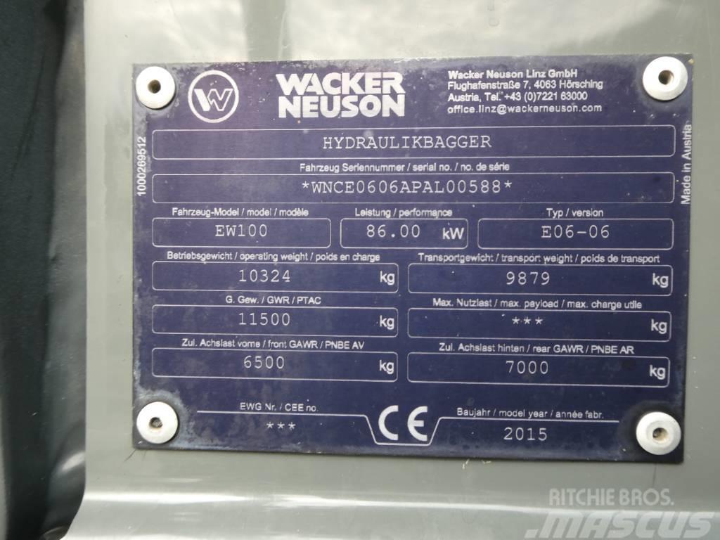 Wacker Neuson EW 100 Wielgraafmachines