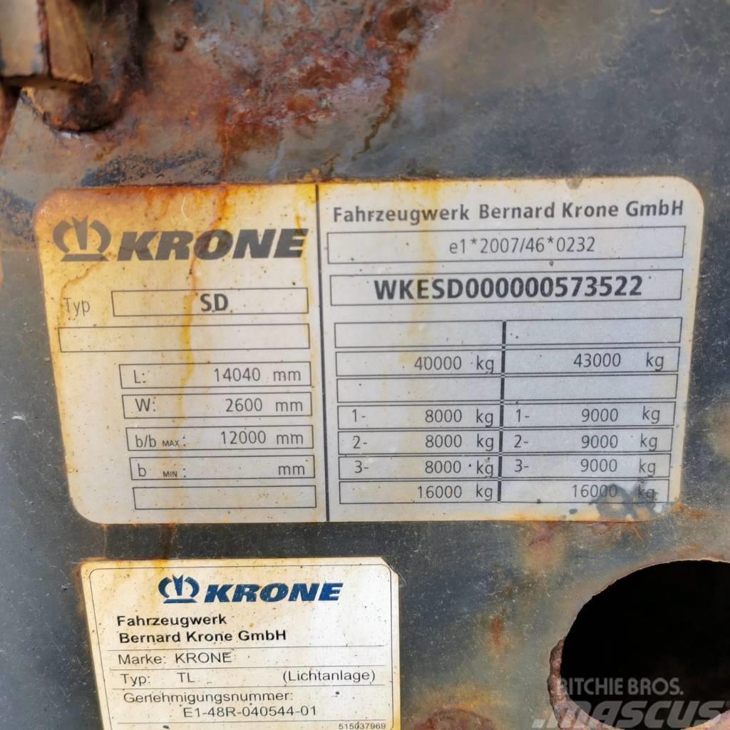 Krone SD FOR PARTS ONLY ! Container transport