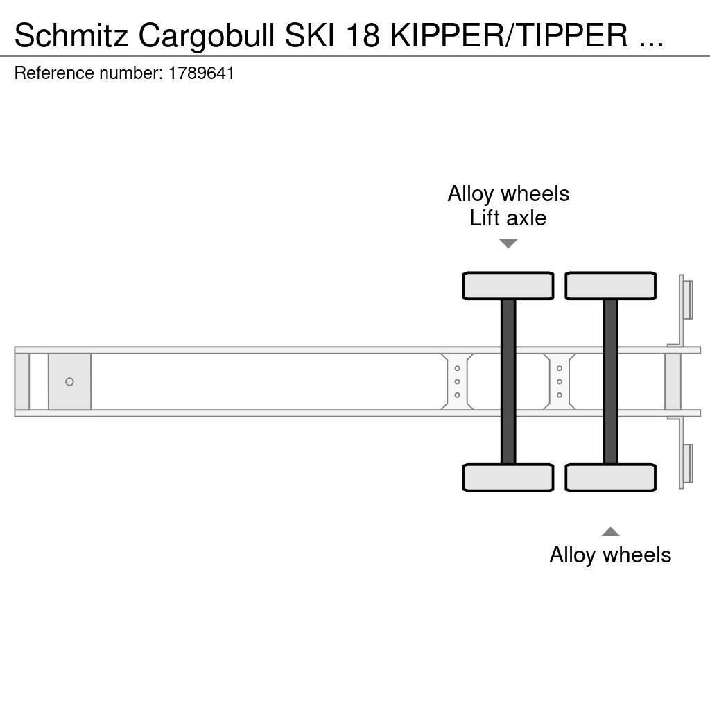 Schmitz Cargobull SKI 18 KIPPER/TIPPER TRAILER/AUFLIEGER Kippers