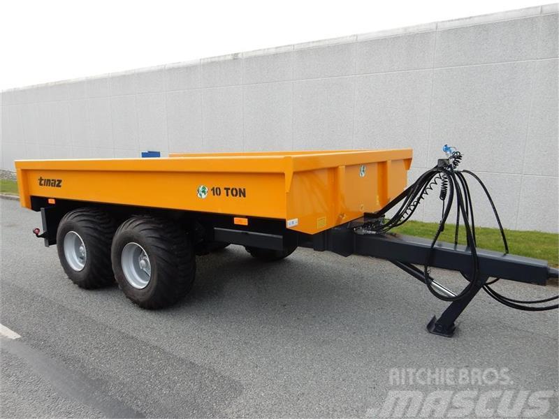 Tinaz 10 tons dumpervogn med hydr. bagklap - 40 cm sider Overige terreinbeheermachines