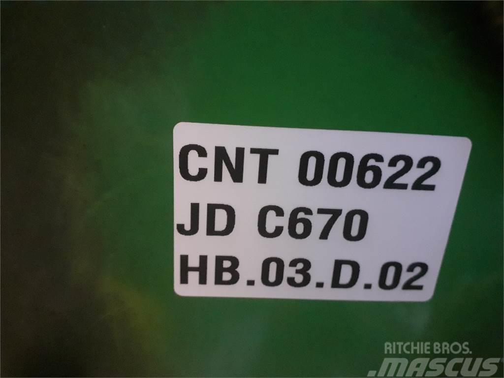 John Deere C670 Accessoires voor maaidorsmachines