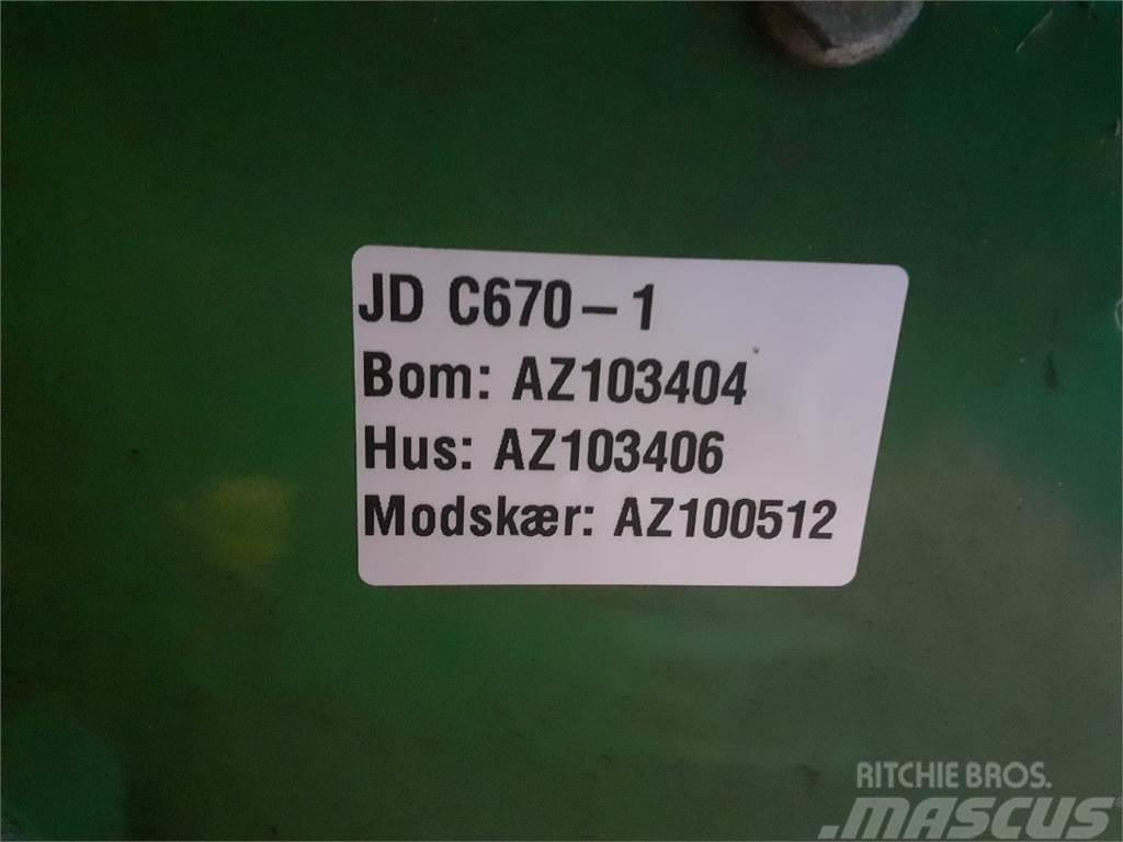 John Deere C670 Accessoires voor maaidorsmachines