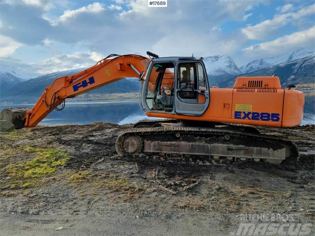 Fiat-Hitachi EX 285 for sale with digging tray Rupsgraafmachines