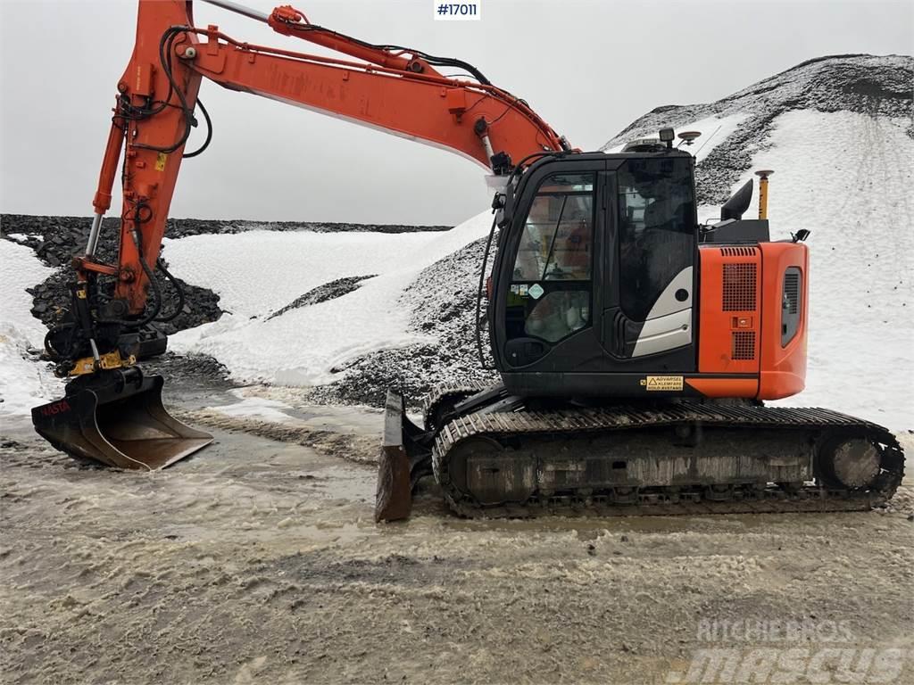 Hitachi ZX135us-6 excavator w/ gps, digging bucket, cleani Rupsgraafmachines