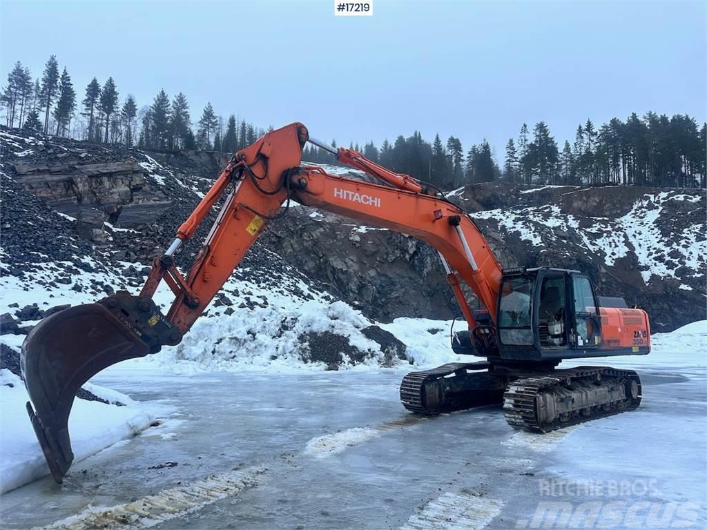 Hitachi ZX350LC-5B Crawler Excavator w/ Digging Bucket. Rupsgraafmachines