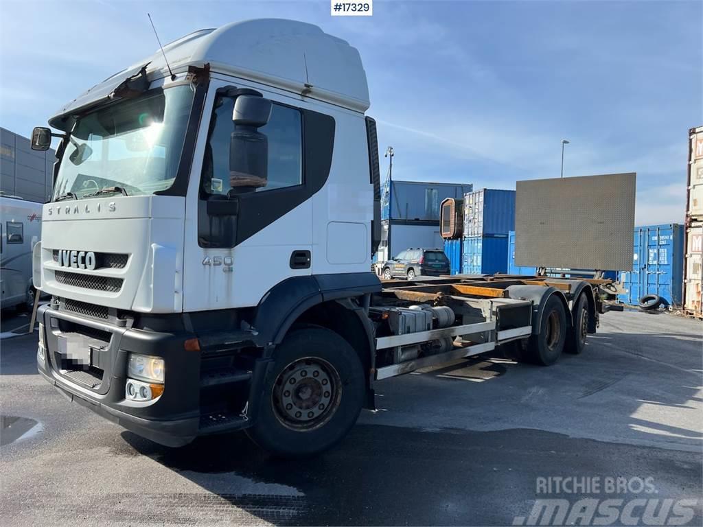 Iveco AT260S conteiner chassi 6x2 rep. Object Chassis met cabine