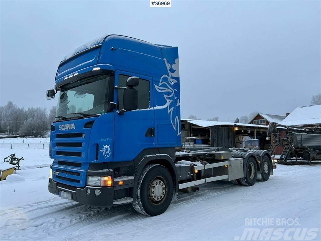 Scania R480 Hook Truck Vrachtwagen met containersysteem
