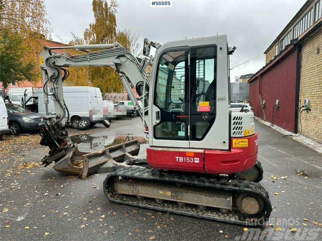 Takeuchi TB153FR, Excavator With Rotary tilt and tools Minigraafmachines < 7t