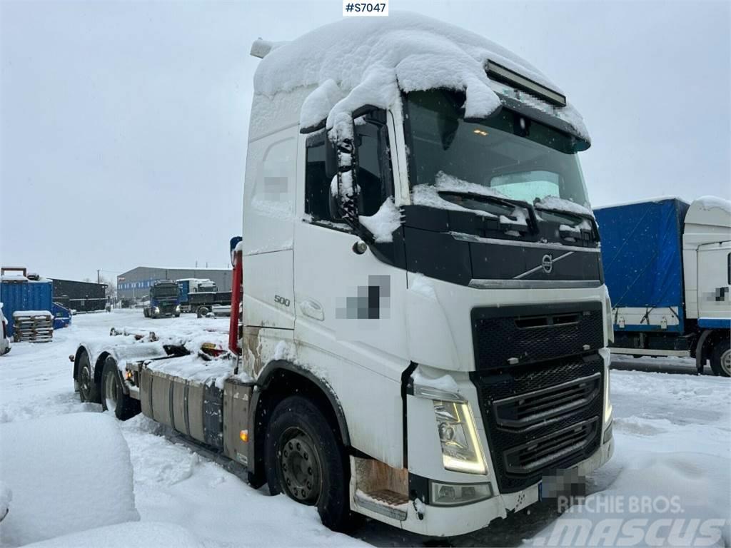 Volvo FH 500 6x2 Hooktruck Vrachtwagen met containersysteem