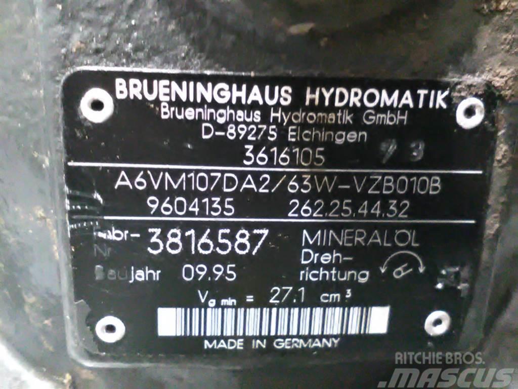 Brueninghaus Hydromatik A6VM107DA2/63W - Kramer 320 -Drive motor/Fahrmotor Hydraulics
