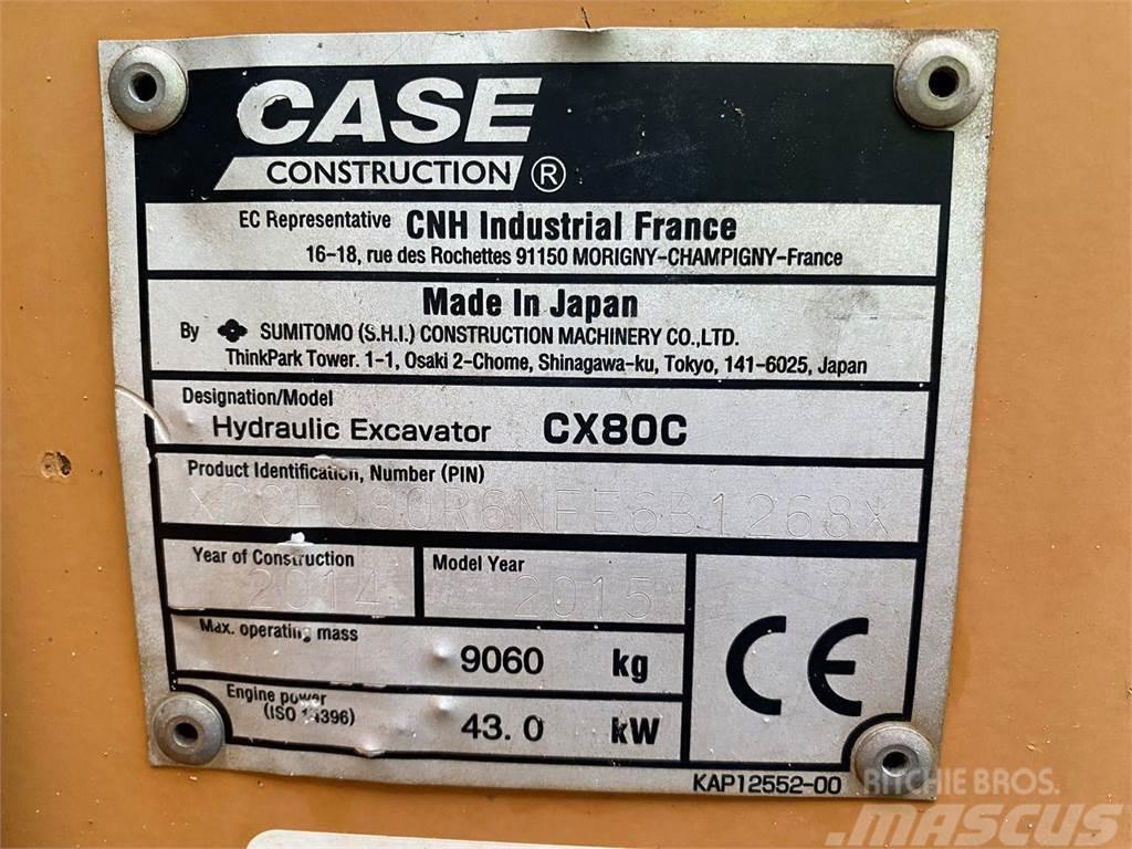 CASE CX 80 C Rupsgraafmachines