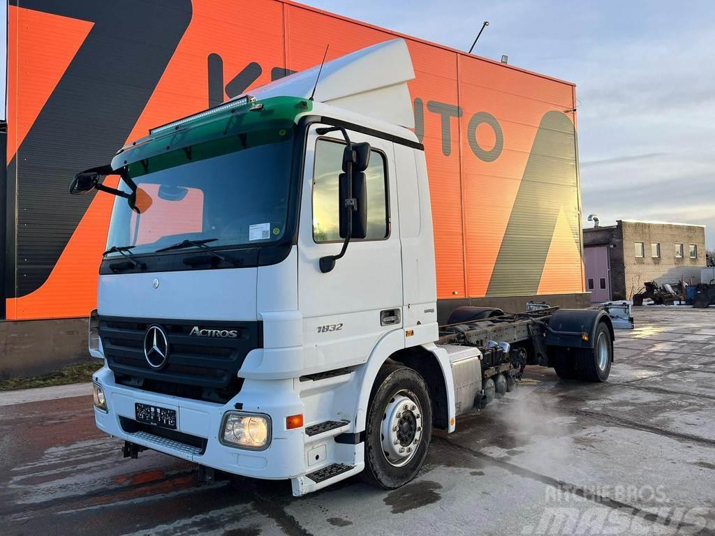 Mercedes-Benz Actros 1832 4x2 FOR SALE AS CHASSIS ! / CHASSIS L= Chassis met cabine