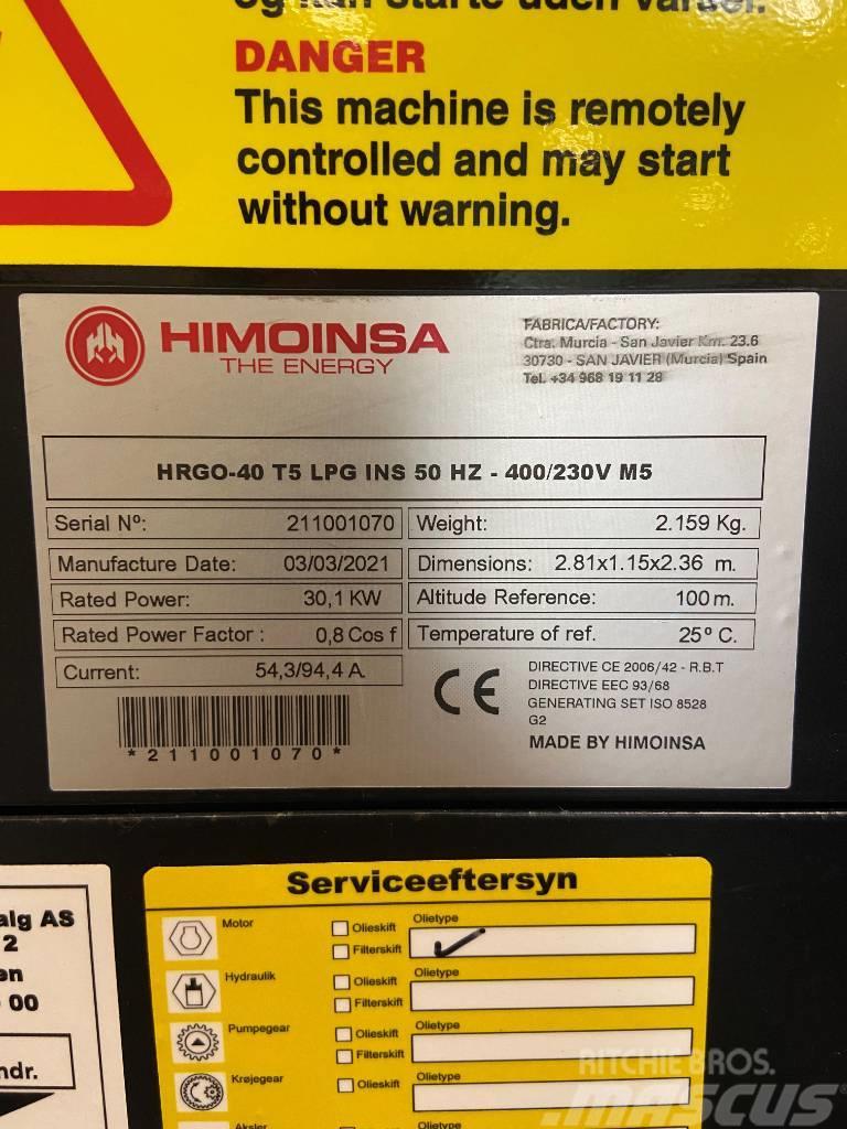 Himoinsa HRGO-40 T5 LPG Gas generatoren