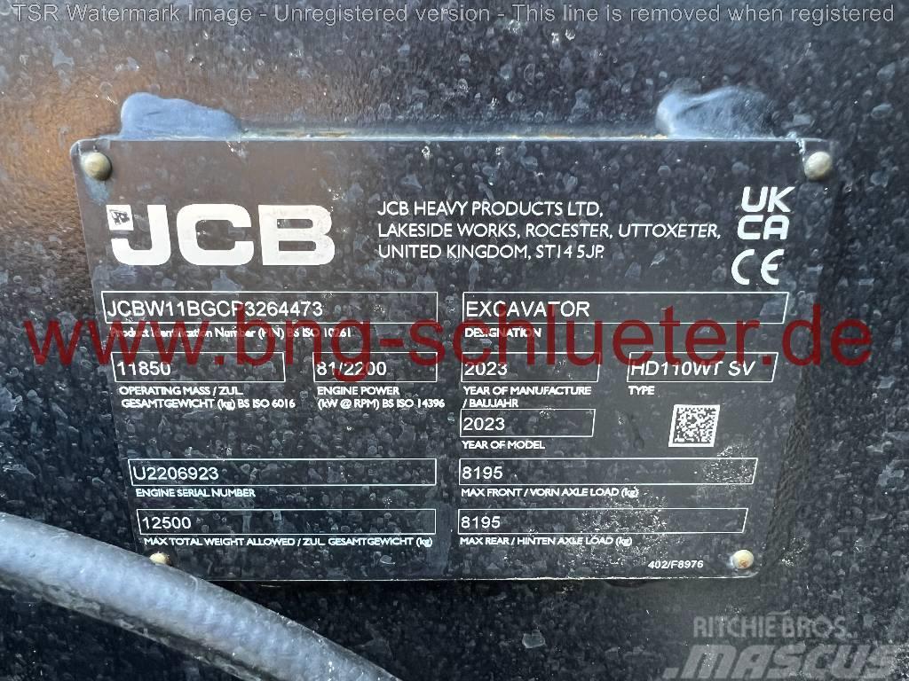 JCB Hydradig 110W BLACK -Demo- Wielgraafmachines