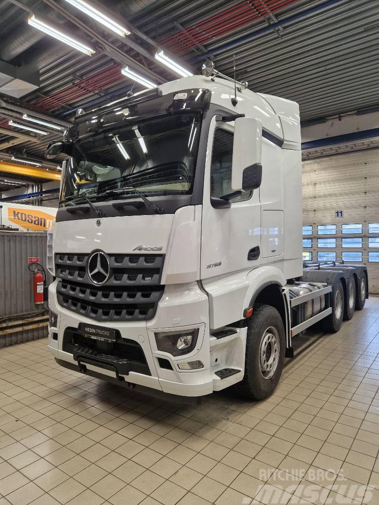 Mercedes-Benz Arocs 3253 8x4 JOAB Lastväxlare Vrachtwagen met containersysteem