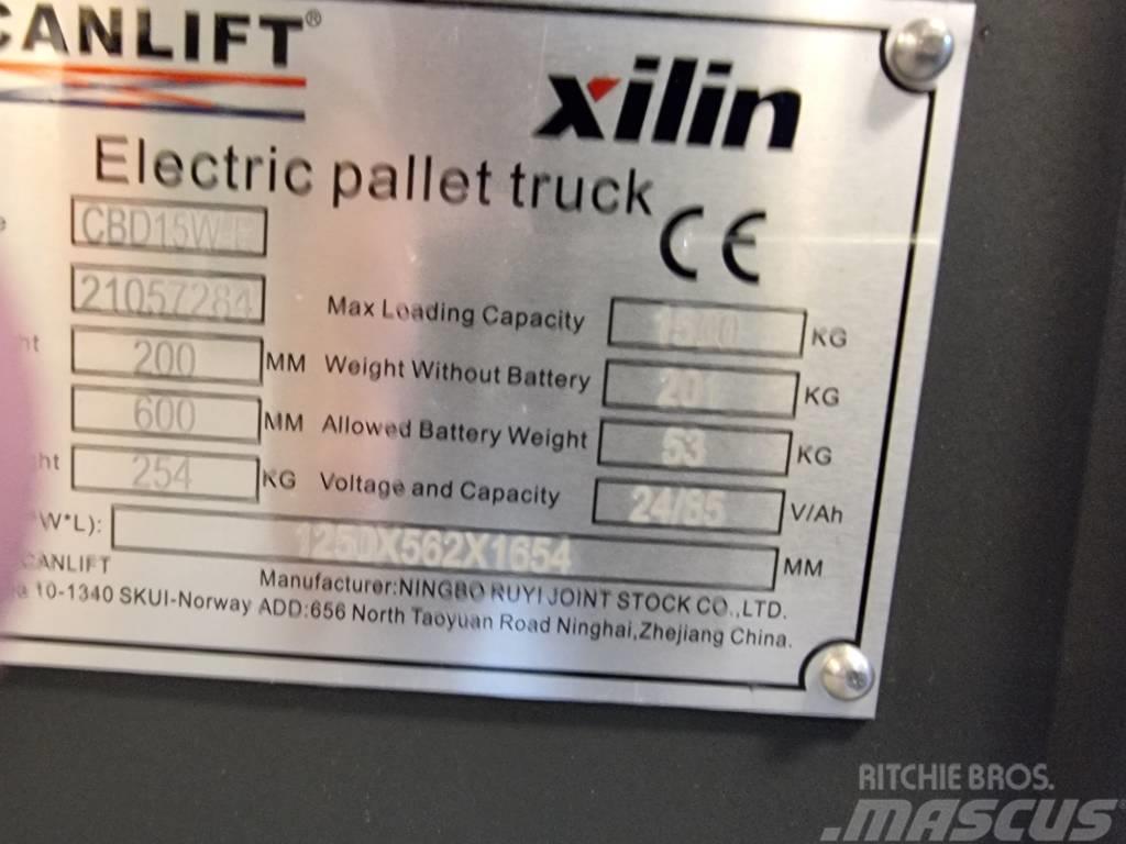 Xilin CBD15W-E -1,5 tonns palletruck med vekt (PÅ LAGER) Electro-pallettrucks