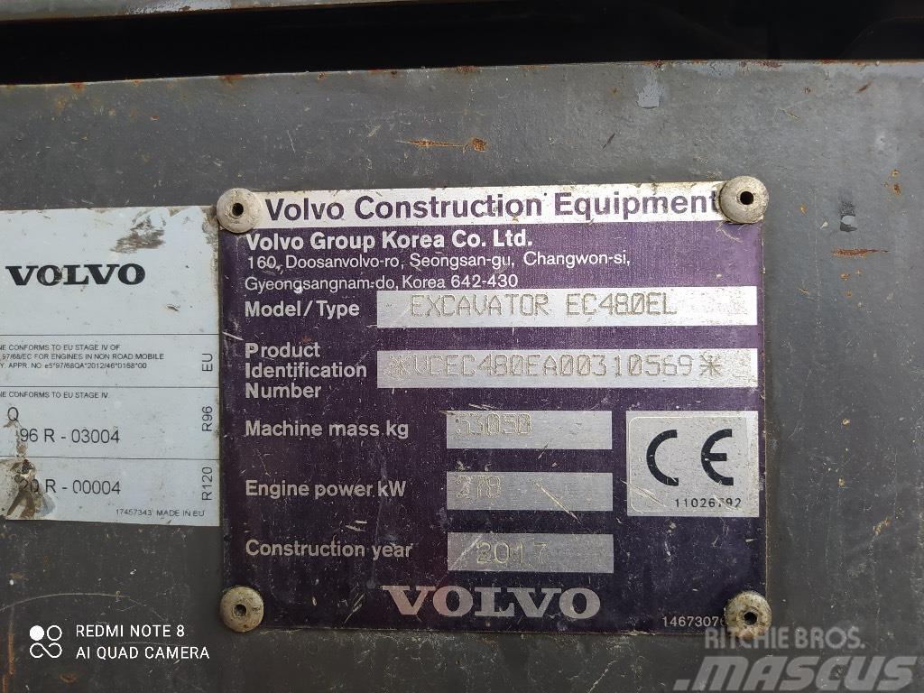 Volvo EC 480 E L ME Rupsgraafmachines