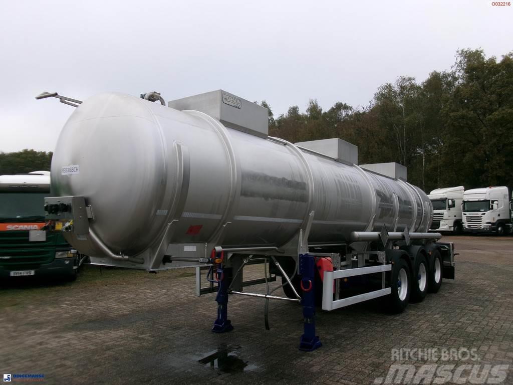  Parcisa Chemical tank inox L4BH 21.2 m3 / 1 comp + Tankopleggers