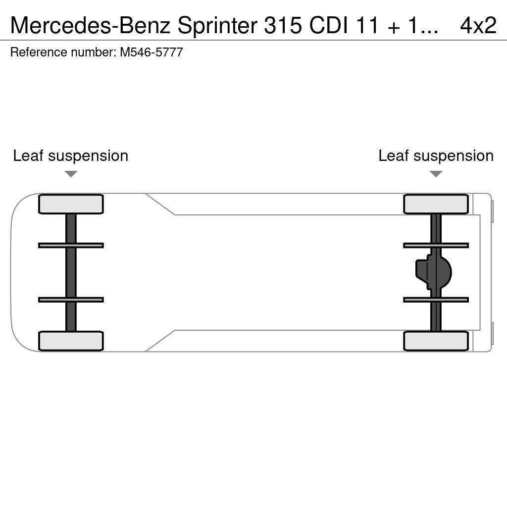 Mercedes-Benz Sprinter 315 CDI 11 + 1 SEATS / LIFT Stadsbus