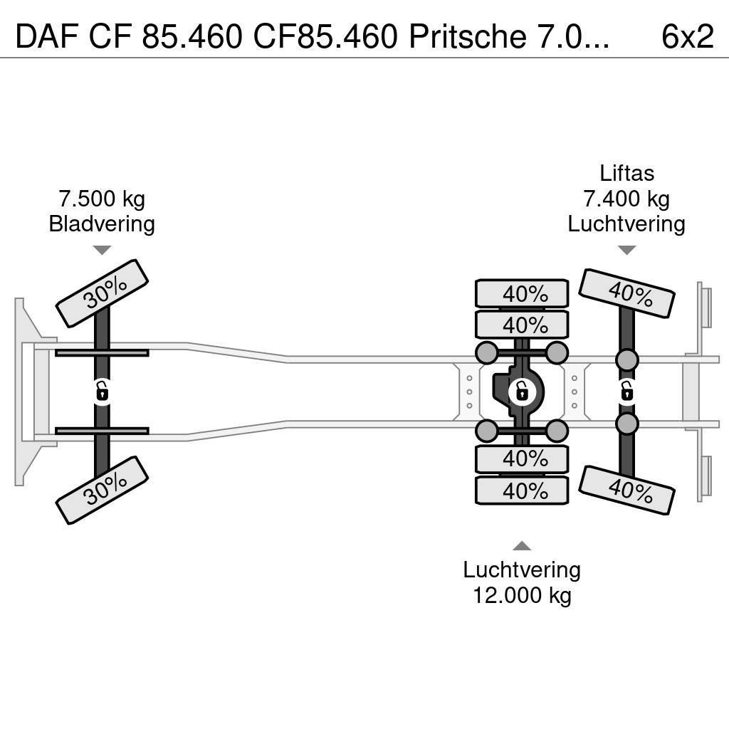 DAF CF 85.460 CF85.460 Pritsche 7.00m Euro5 Schuifzeilopbouw
