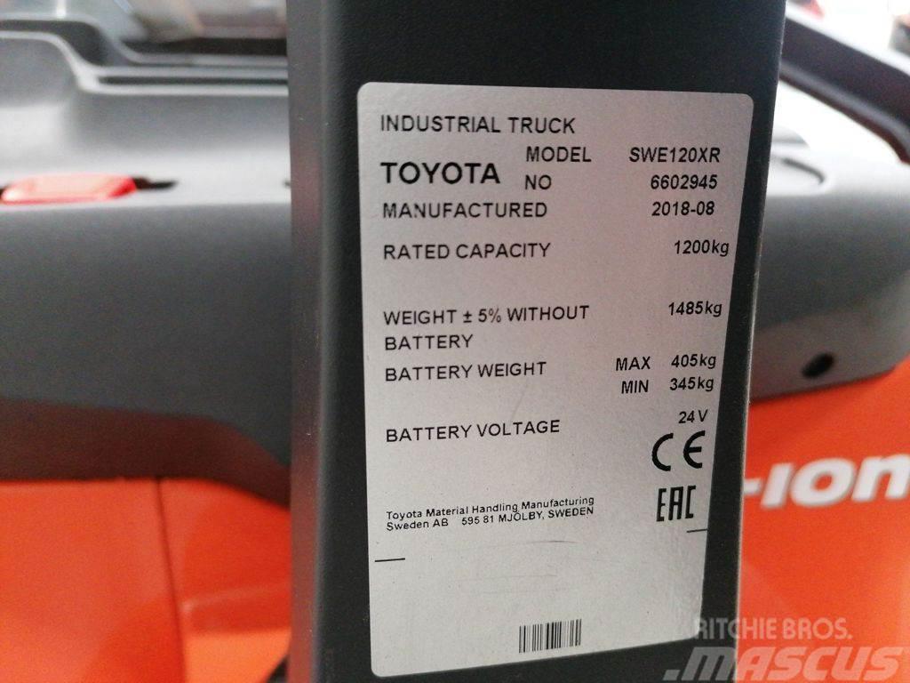 Toyota SWE120XR Li-ion Stapelaar meeloop