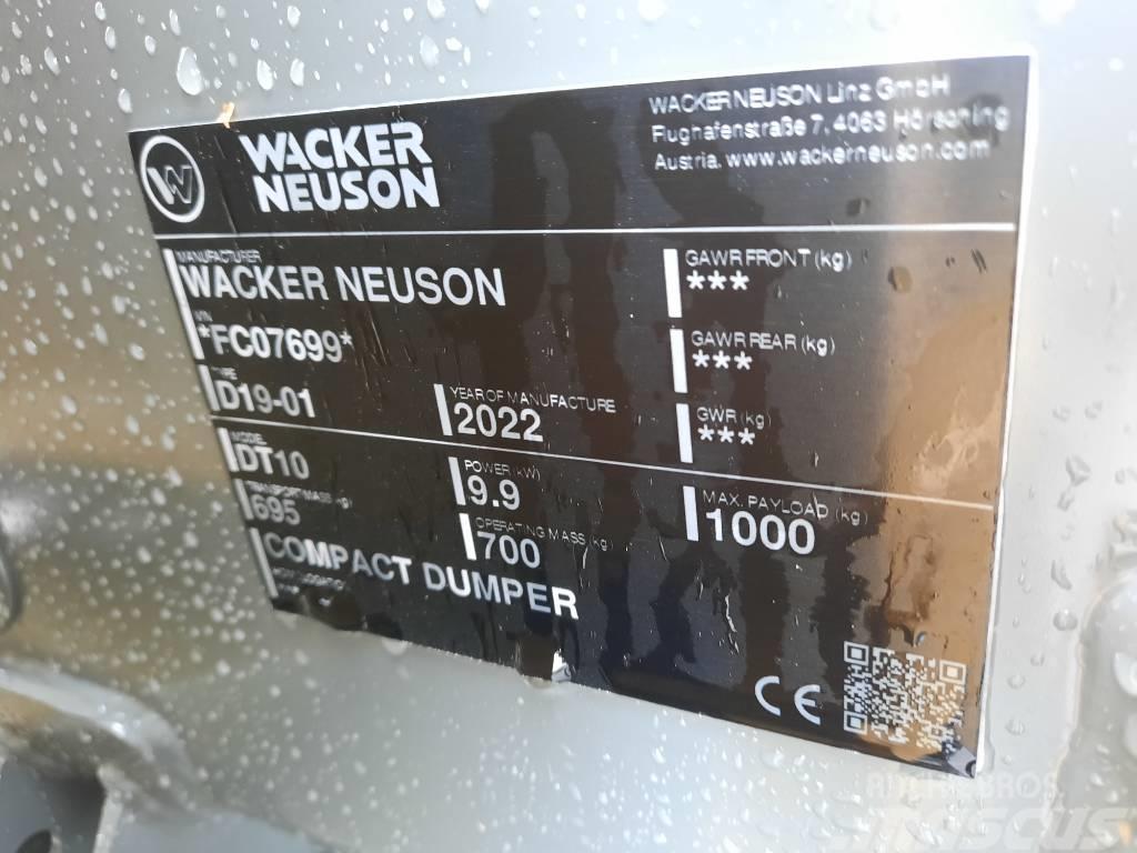 Wacker Neuson DT 10 Rupsdumpers