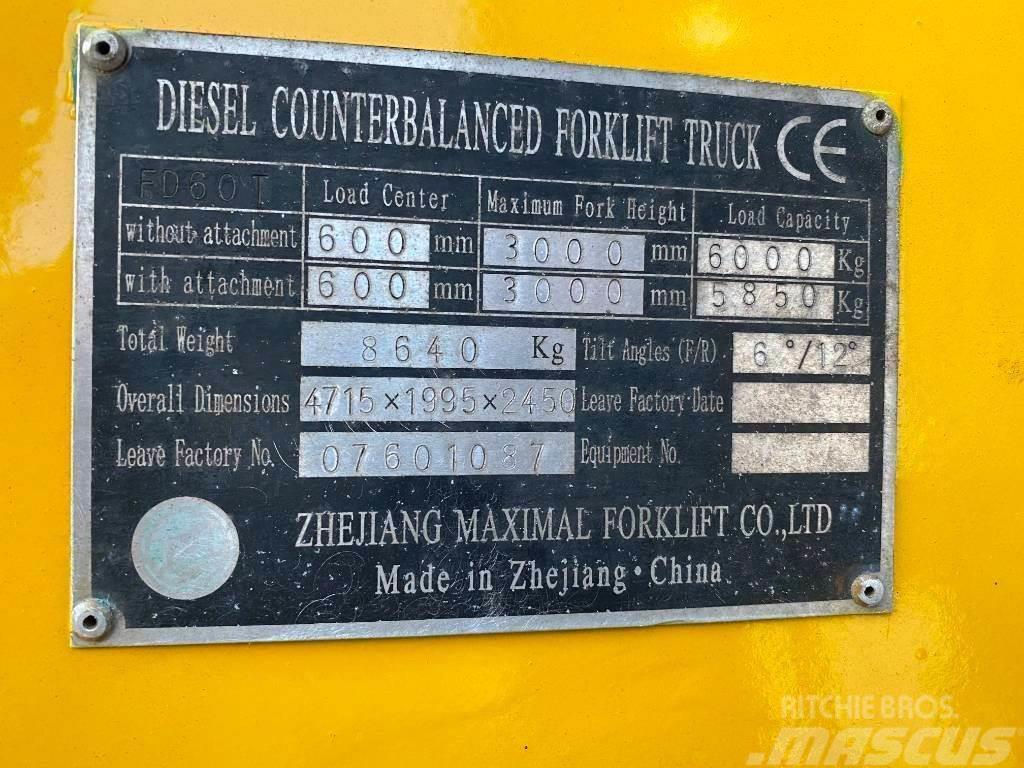 Maximal FD60T (New-unused) Diesel heftrucks