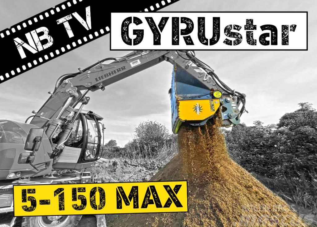 Gyru-Star  5-150MAX | Siebschaufel Radlader, Bagger Bakken