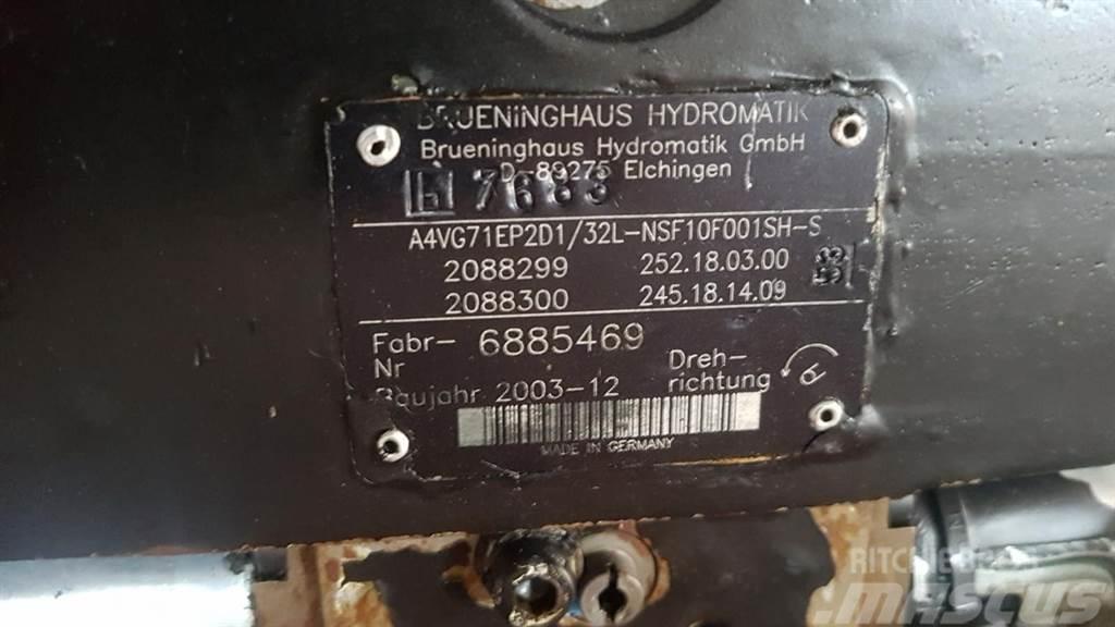 Brueninghaus Hydromatik A4VG71EP2D1/32L - Drive pump/Fahrpumpe/Rijpomp Hydraulics