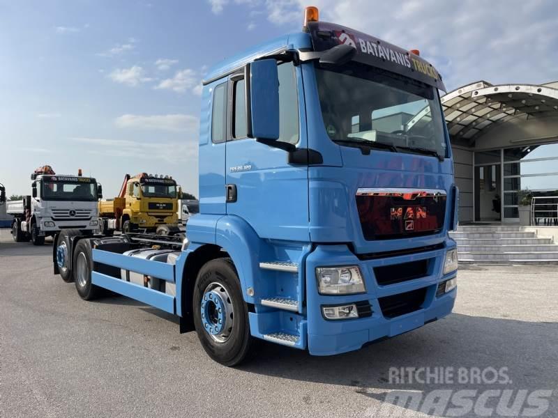 MAN TGS 26.320 6X2 209000KM Chassis met cabine