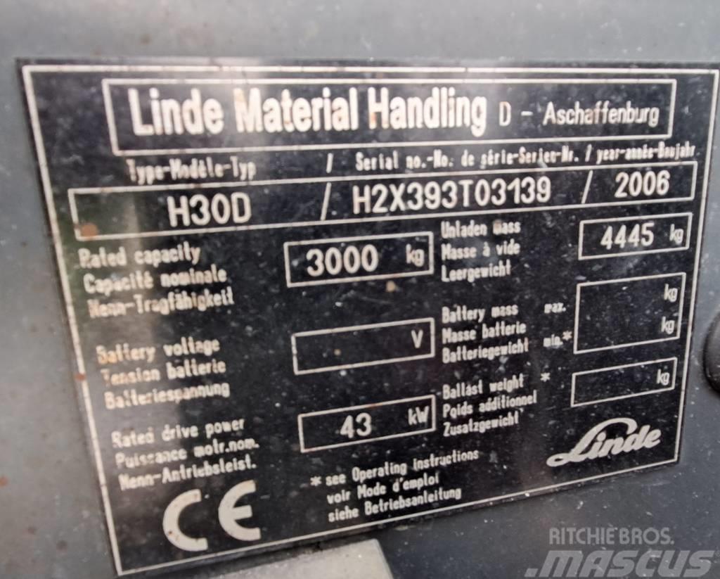 Linde H 30 D Diesel heftrucks