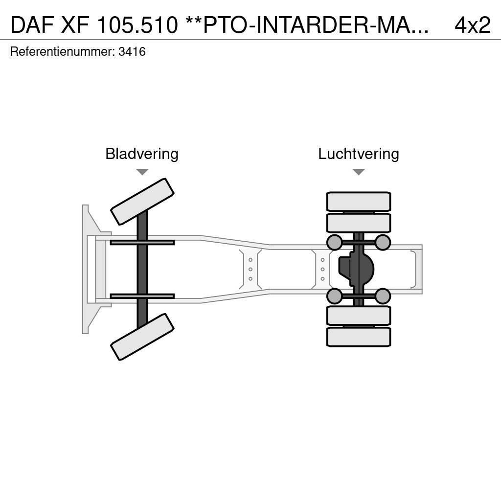 DAF XF 105.510 **PTO-INTARDER-MANUAL GEARBOX** Trekkers
