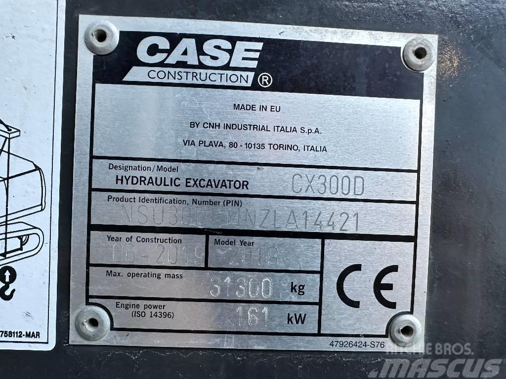 CASE CX 300 D Rupsgraafmachines