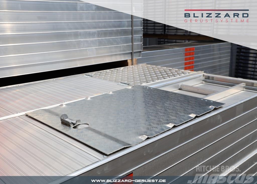 Blizzard S70 245 m² Stahlgerüst neu Vollalubeläge + Durchst Steigermateriaal