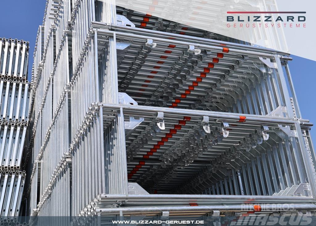 Blizzard S70 245 m² Stahlgerüst neu Vollalubeläge + Durchst Steigermateriaal
