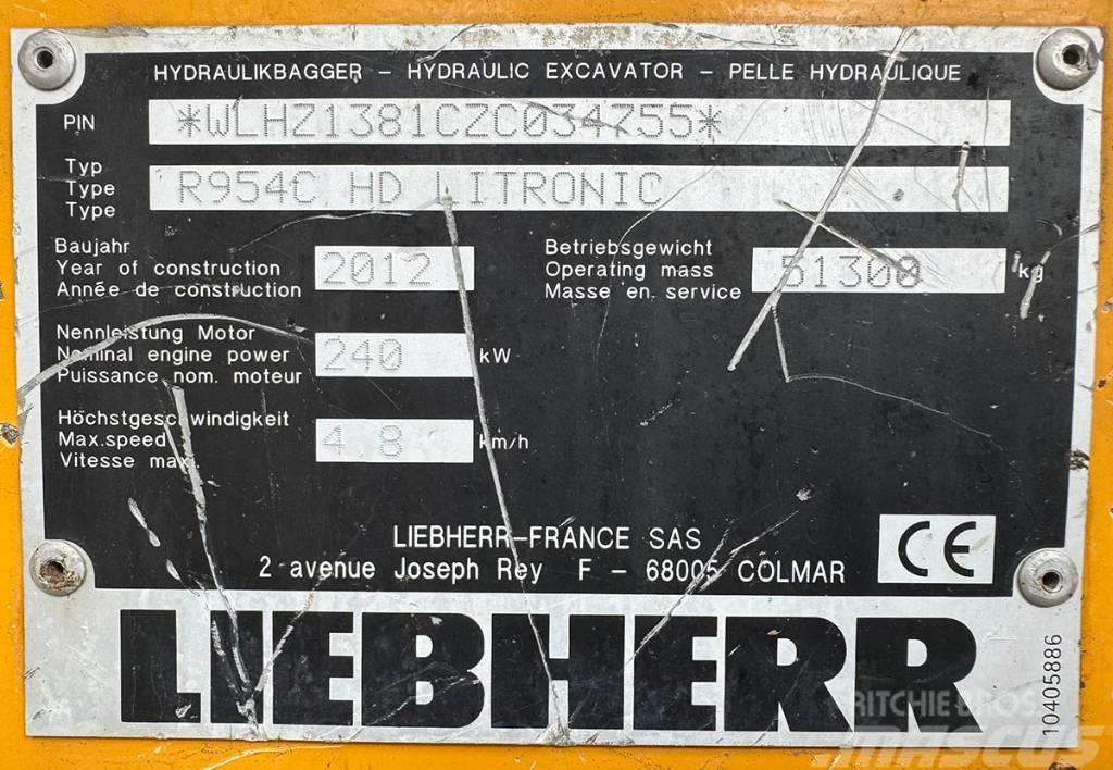 Liebherr R 954 C HD Rupsgraafmachines