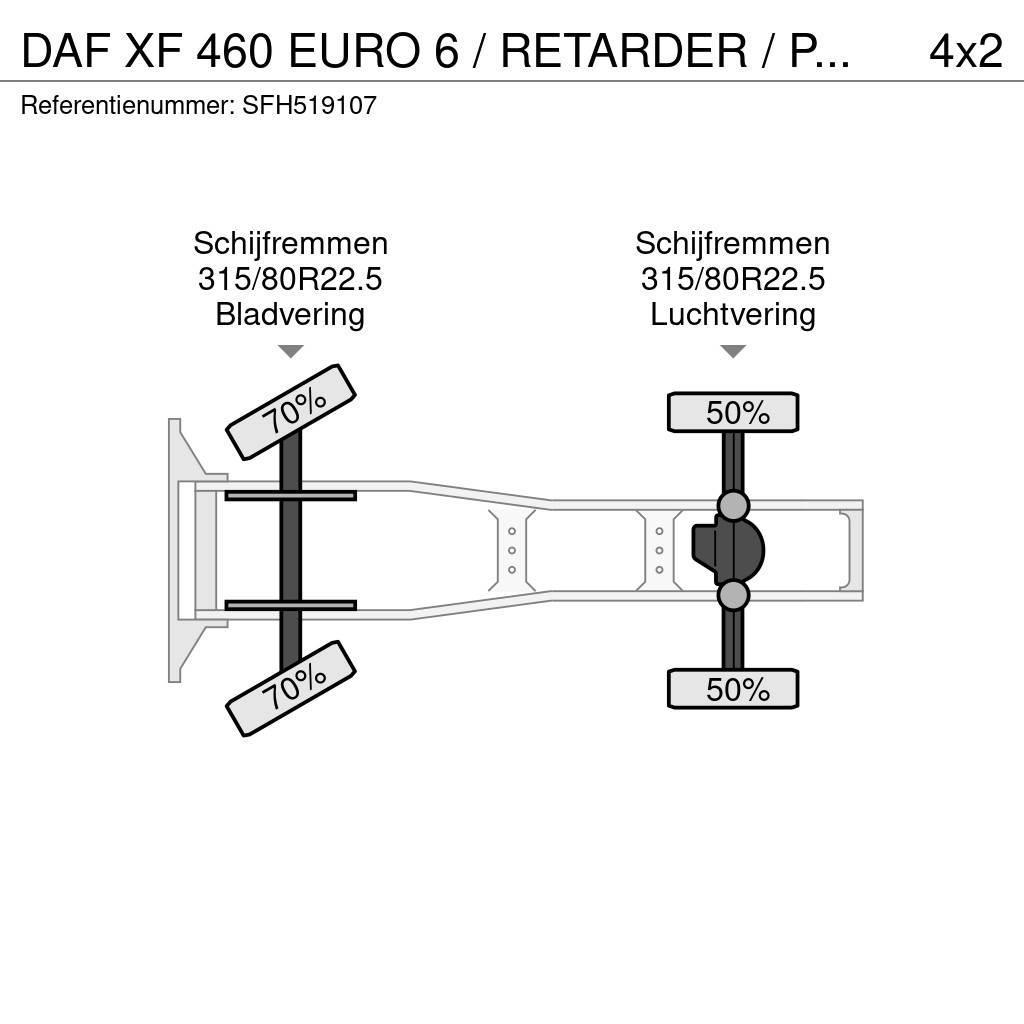 DAF XF 460 EURO 6 / RETARDER / PTO / AIRCO Trekkers
