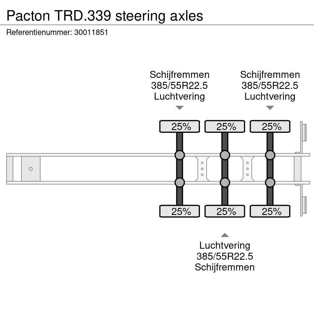 Pacton TRD.339 steering axles Schuifzeilen