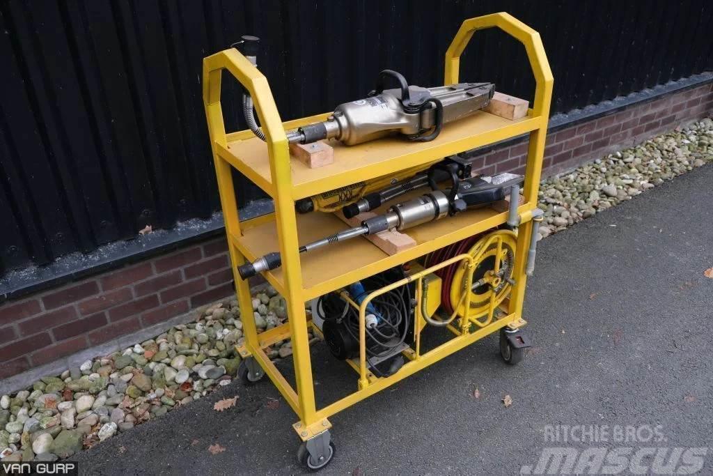 Weber Hydraulic spreader + Power unit + ram + cutter Klemmen