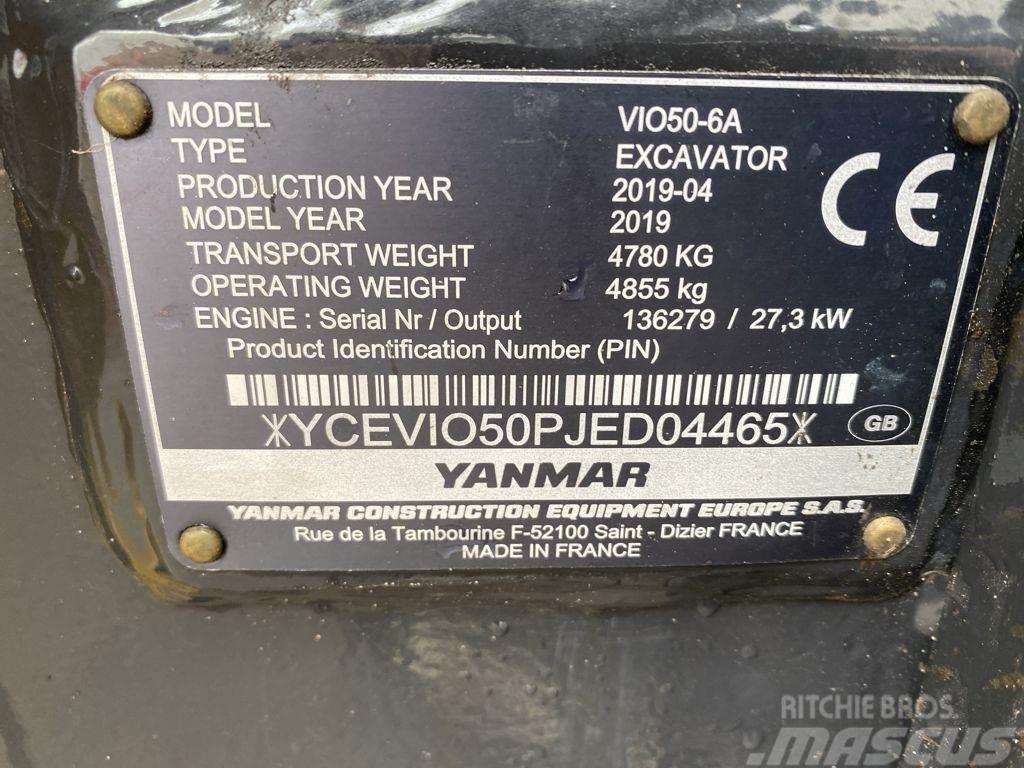 Yanmar VIO50 Rupsgraafmachines