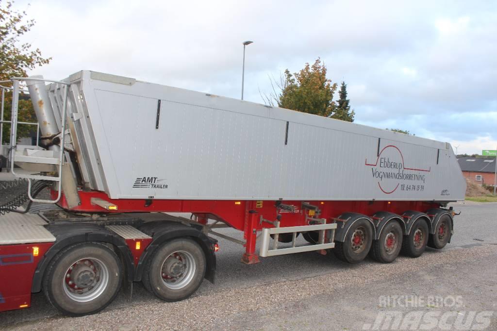 AMT TG400 4 akslet 36 m3 tip trailer med plast. Kippers