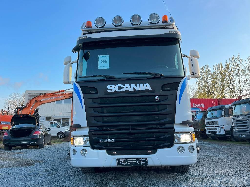Scania R490LB6X2*4HNB, Euro6, Retarder, Lenkt+Lift Achse Wissellaadbakken