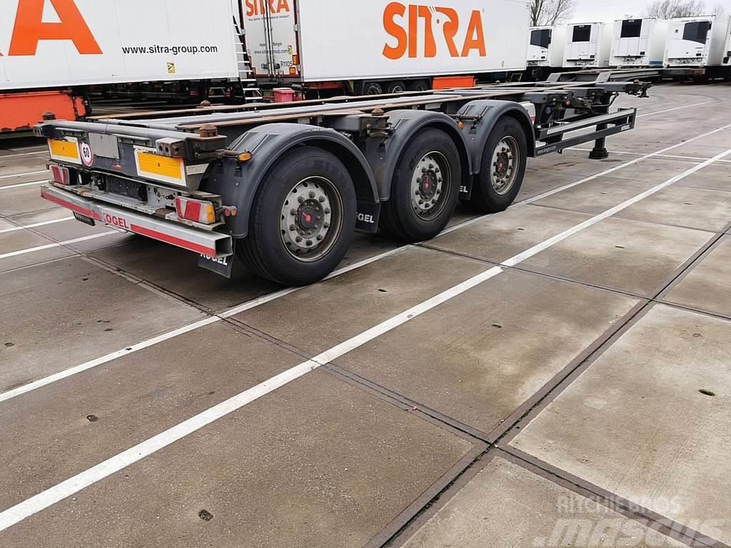 Kögel S24-2 MULTI saf axles lift axle Containerchassis