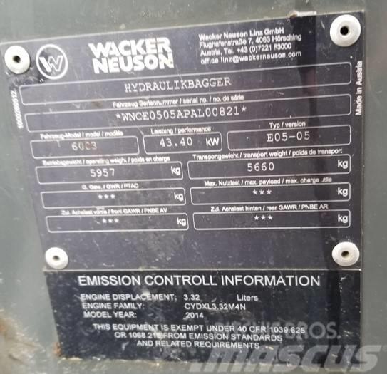 Wacker Neuson 6003 Rupsgraafmachines