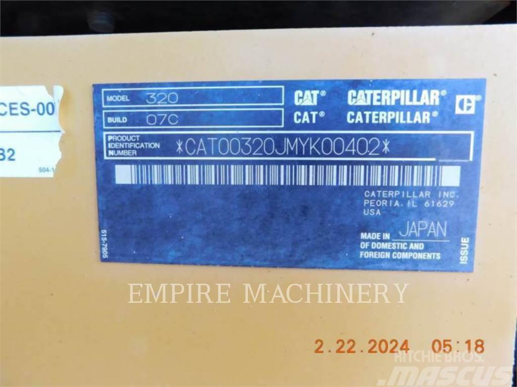 CAT 320-07 P Rupsgraafmachines