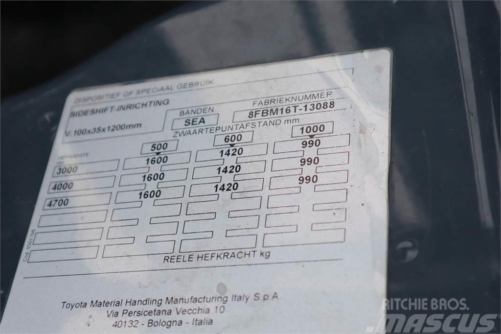 Toyota 8FBM16T  Valid inspection, *Guarantee! Electric, 5 Diesel heftrucks