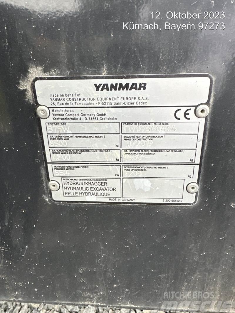 Yanmar B75W Wielgraafmachines