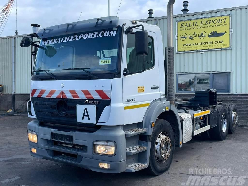 Mercedes-Benz Axor 2533 6x2 EPS 3 Pedals Chassis Cab Good Condit Chassis met cabine