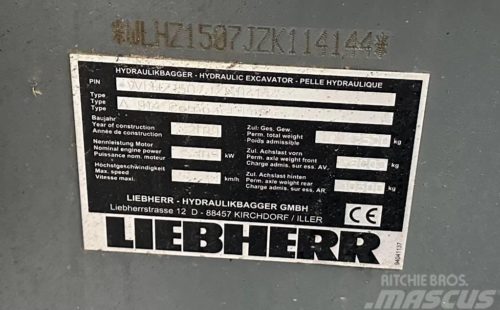 Liebherr A 914 Compact Wielgraafmachines